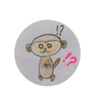かわいいさるのスタンプ（個別スタンプ：8）