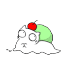しろ(っぷ)ねこ-siropus cat- ※日本語版（個別スタンプ：36）
