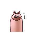魚肉ソーセージうさぎ（個別スタンプ：4）