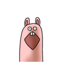 魚肉ソーセージうさぎ（個別スタンプ：5）