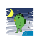 ひじきと変なやつら（個別スタンプ：4）