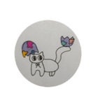 自由なねこたまご（個別スタンプ：3）