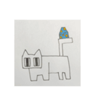 自由なねこたまご（個別スタンプ：7）