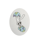 自由なねこたまご（個別スタンプ：8）
