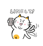 ぽっちゃり猫のポヨンの日常パート2（個別スタンプ：21）