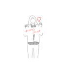 #手書きスタンプ（個別スタンプ：7）