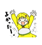 カラフルな少年と少女（個別スタンプ：21）