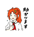 カラフルな少年と少女（個別スタンプ：30）