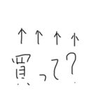 字下手による字下手のための字下手スタンプ（個別スタンプ：12）
