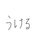 字下手による字下手のための字下手スタンプ（個別スタンプ：21）