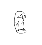 字下手による字下手のための字下手スタンプ（個別スタンプ：24）