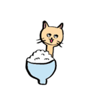 しゃもネコ1（個別スタンプ：6）