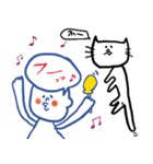 吹き出し坊やとネコ②（個別スタンプ：16）