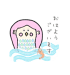 アマビエちゃんとアマエビさん（個別スタンプ：5）