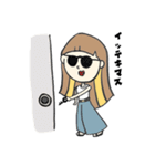 お洒落なサラちゃん（個別スタンプ：6）