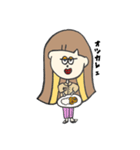 お洒落なサラちゃん（個別スタンプ：8）