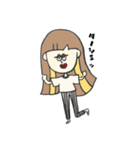 お洒落なサラちゃん（個別スタンプ：11）