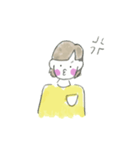 きいろい子ちゃん（個別スタンプ：6）