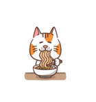 パンパンおっさん猫の日常（個別スタンプ：7）