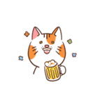 パンパンおっさん猫の日常（個別スタンプ：9）