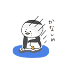 真面目なペンギンくんのスタンプ①（個別スタンプ：4）