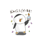 真面目なペンギンくんのスタンプ①（個別スタンプ：5）