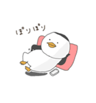 真面目なペンギンくんのスタンプ①（個別スタンプ：10）