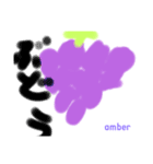 アンバーのラクガキ（個別スタンプ：14）