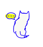 ふわぽよ猫（個別スタンプ：16）