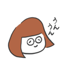 ボブ子の日常的会話（個別スタンプ：1）