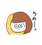 ボブ子の日常的会話（個別スタンプ：12）