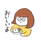 ボブ子の日常的会話（個別スタンプ：34）
