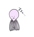 むらさきのたこ（個別スタンプ：14）