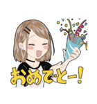 女の子たちの日常っ！（個別スタンプ：5）