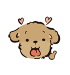 ハルが四歳 (プードル)（個別スタンプ：3）