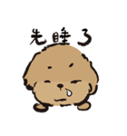 ハルが四歳 (プードル)（個別スタンプ：17）