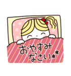 楽に使える日常スタンプ[9]毎日あいさつ✿（個別スタンプ：38）