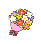 かわいい花束＆ブーケをプレゼント（個別スタンプ：7）