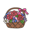 かわいい花束＆ブーケをプレゼント（個別スタンプ：16）