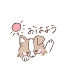 ボーダーコリーの文字入りゆるスタンプ（個別スタンプ：6）