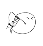 旗持ち二面ふきだしたん（個別スタンプ：7）