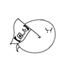 旗持ち二面ふきだしたん（個別スタンプ：29）