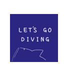 If marine life can talk to divers (Eng)（個別スタンプ：22）