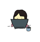 妹のミー（個別スタンプ：27）