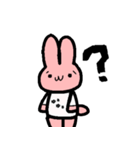 ただのうさぎですが。（個別スタンプ：3）