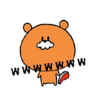 くまじぃ(草ver)（個別スタンプ：8）