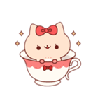 上品なネコ（個別スタンプ：4）
