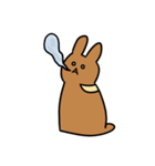 やさぐれうさぎのうさきち（個別スタンプ：7）