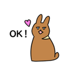 やさぐれうさぎのうさきち（個別スタンプ：9）