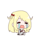 金髪ハーフツインテちゃん（個別スタンプ：6）